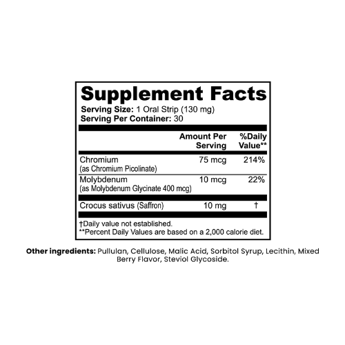 Craving Regulation Support Strips